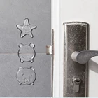 Пробка для двери, дверная ручка, резиновый брызговик, защитный коврик, защитная накладка для двери, протектор стен, безопасный противоударный стопор