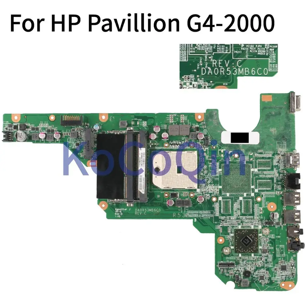 Placa-mãe para Laptop hp Kocoqin Placa Principal Amd de Alta Qualidade Placa-mãe para notebook