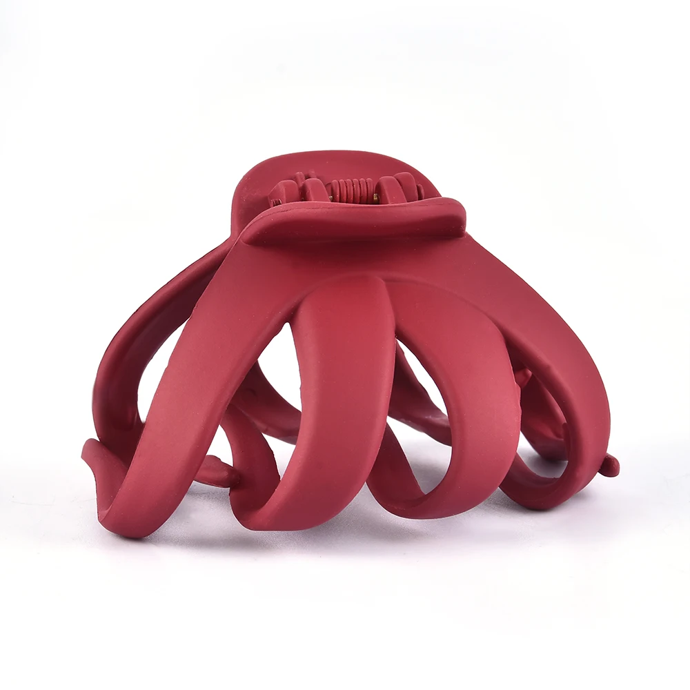 

Vrouwen Meisjes Geometrische Haar Klauw Klemmen Metalen Haar Krab Maan Vorm Haar Klauw Clip Effen Kleur Haarspeld Grote Size Haa