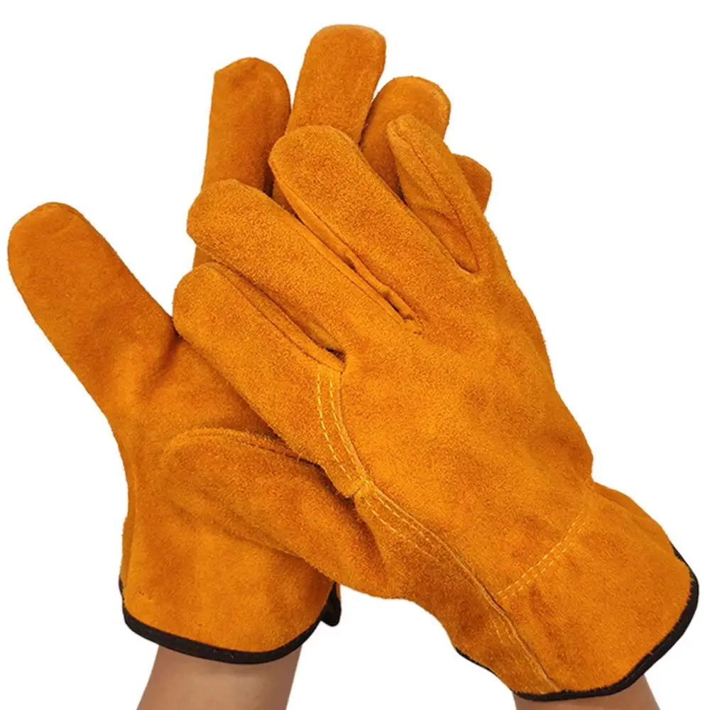 Перчатки для сварочных работ Нескользящие термоизоляционные бесшовные варежки