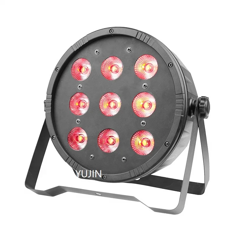 16 шт./лот светодиодный par rgbw 9x10 Вт 4 в 1 праздничный светильник DJ can lights|Эффект