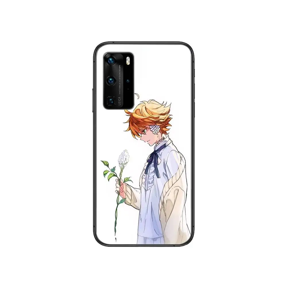 

The Promised Neverland Phone Case For Huawei P 40 30 20 10 9 8 Lite E Pro Plus Black Etui Coque Painting Hoesjes comic fas