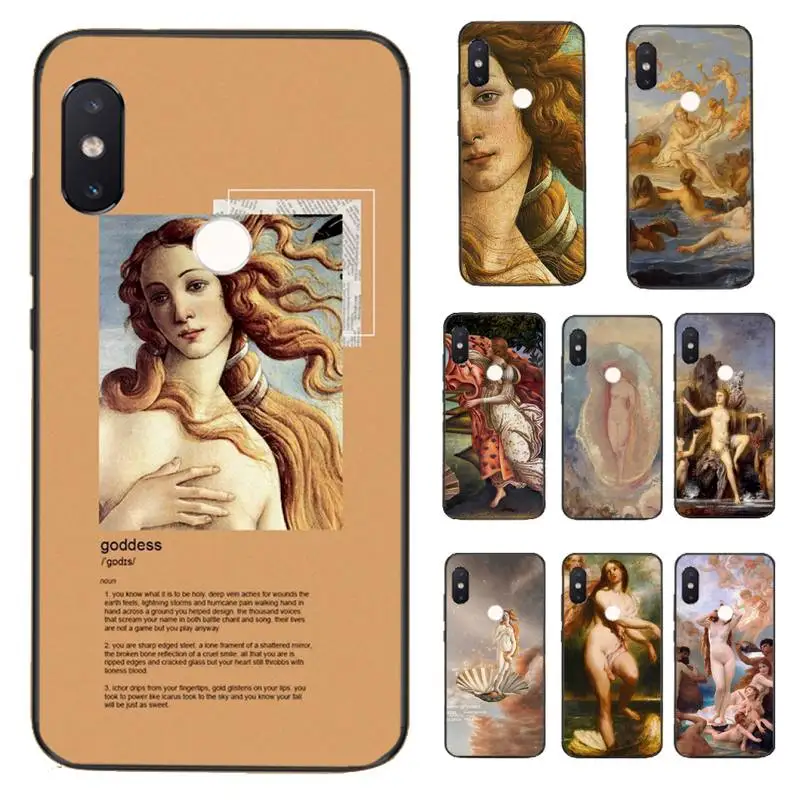 Motirunner искусства Рождение Венеры чехол для телефона Xiaomi Redmi 5 плюс 6 6A 4X 7 7A 8 8A 9 Note 5A