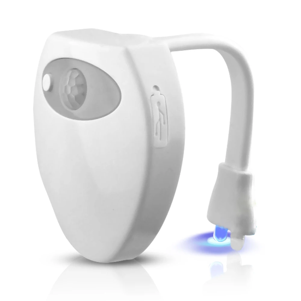 Мини туалет стерилизация уф светильник Обнаружение движения 16 цветов Изменение