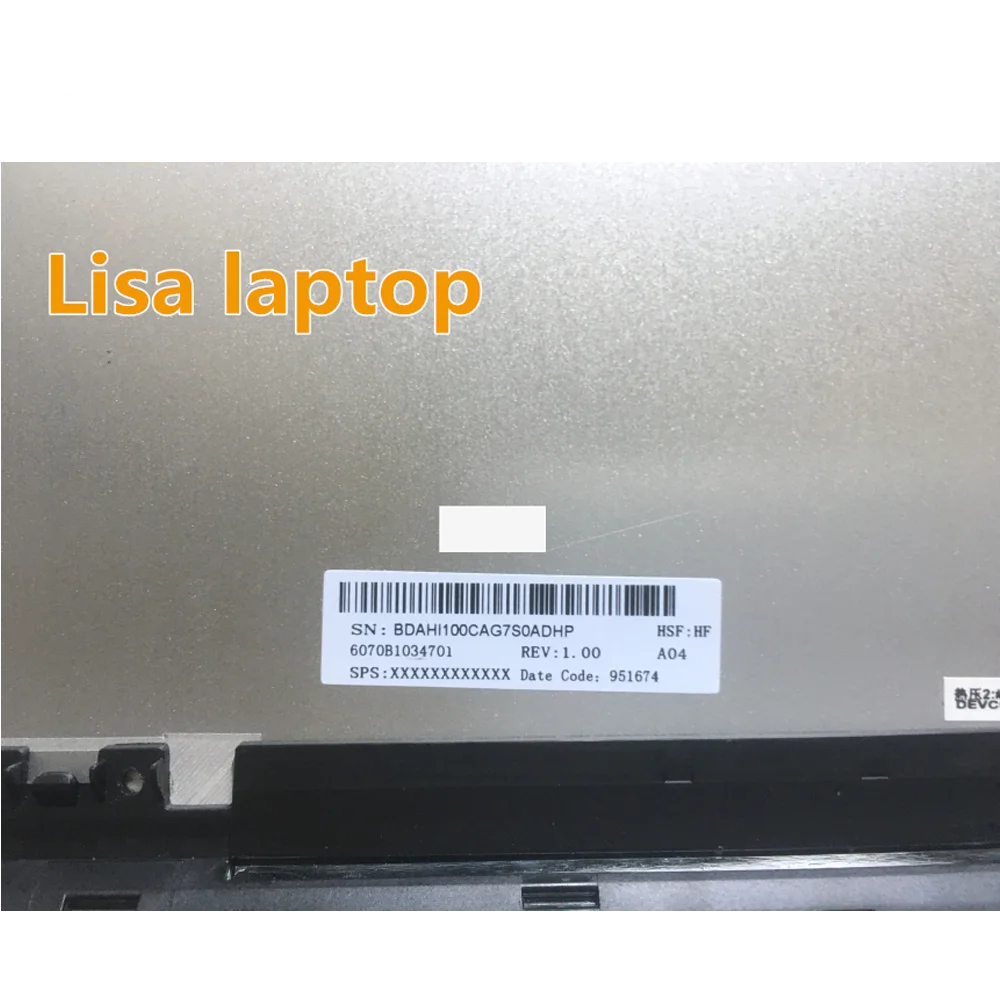 6070B1034701 оригинальная задняя крышка для ЖК экрана Hp Envy M7 U (класс B) (Fe31)|Пелти