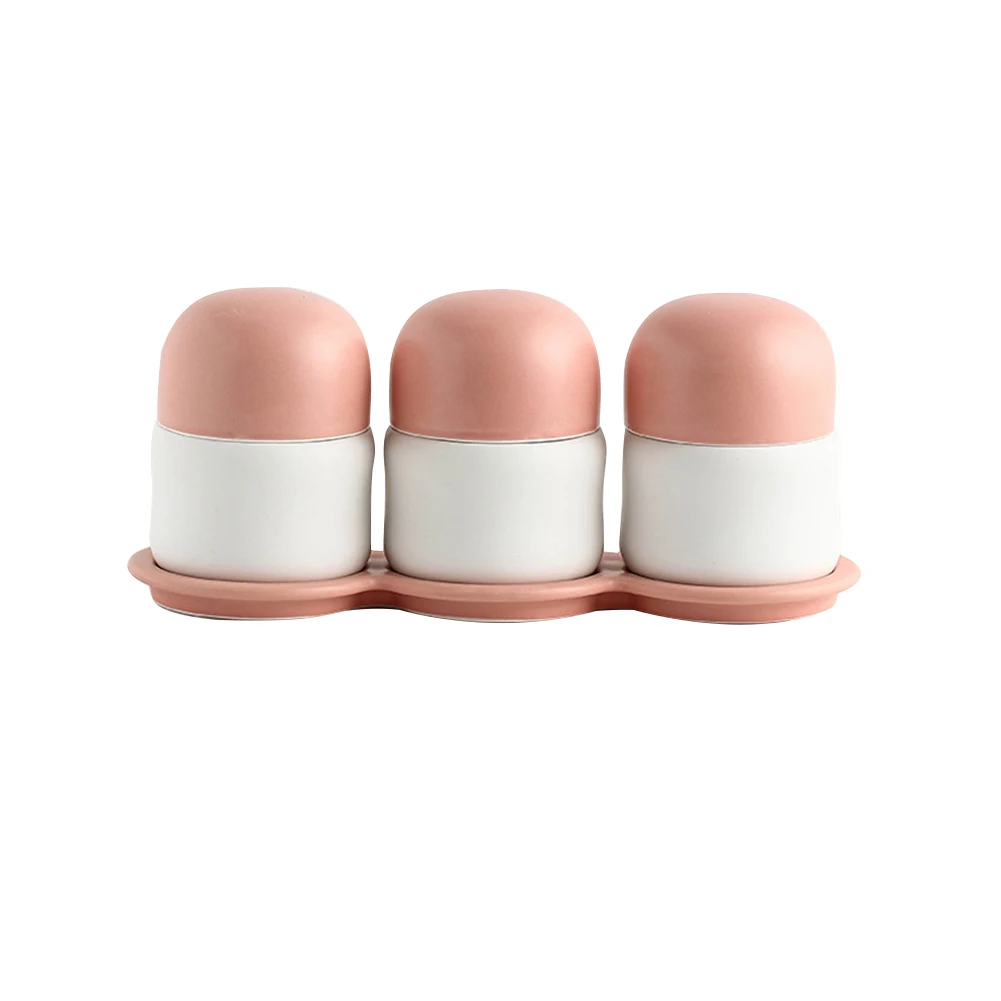 Керамика емкости для хранения специй баночки контейнер приправы с крышками