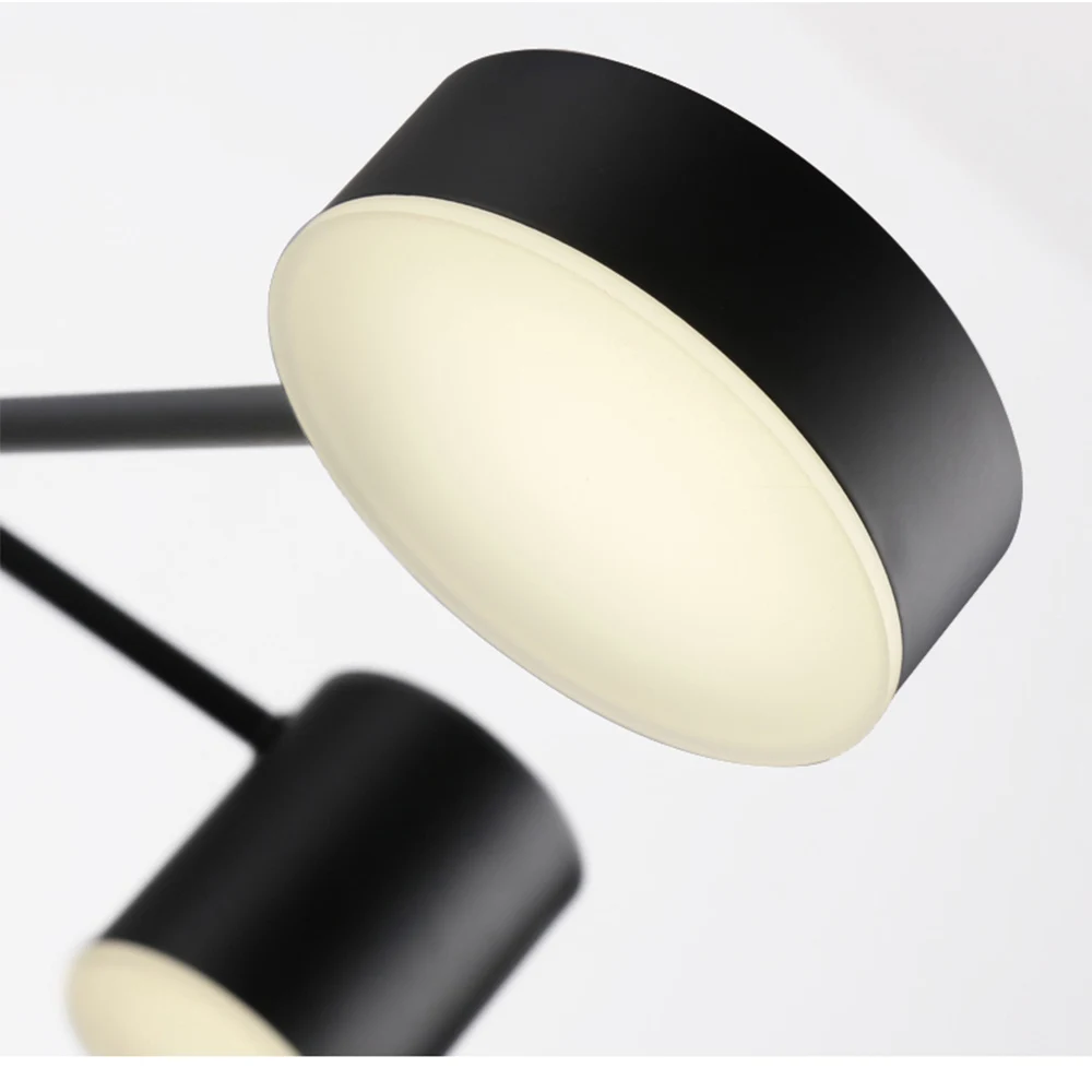 

Modern Black Gold White Long Led Ceiling Suspended Chandelier Light 2020 Lamp For Hall Kitchen Living Room Loft Bedroom