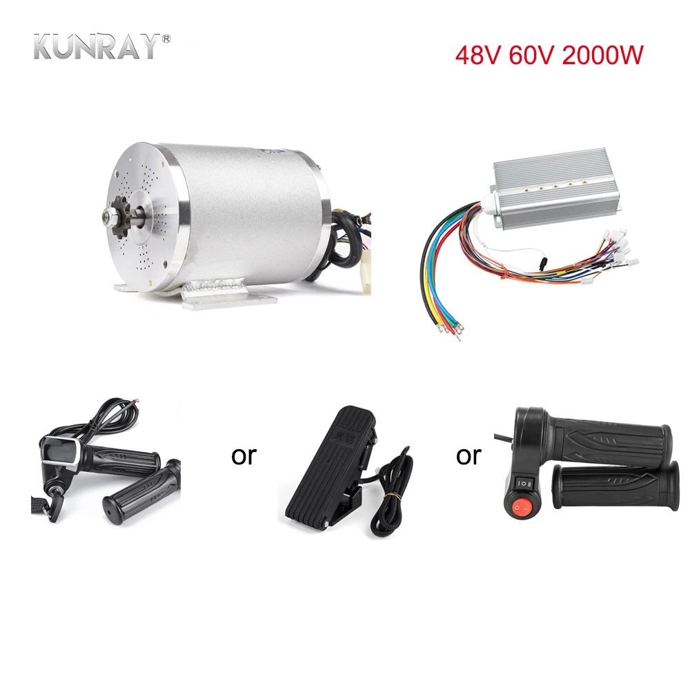 Двигатель для электрического скутера 48 В/60 в 2000 Вт двигатель постоянного тока