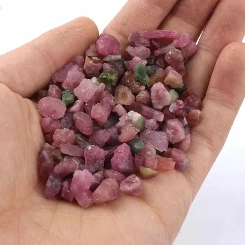 

MOKAGY грубый природный красный турмалин кварцевый камень, кристалл, гравий, 100 г