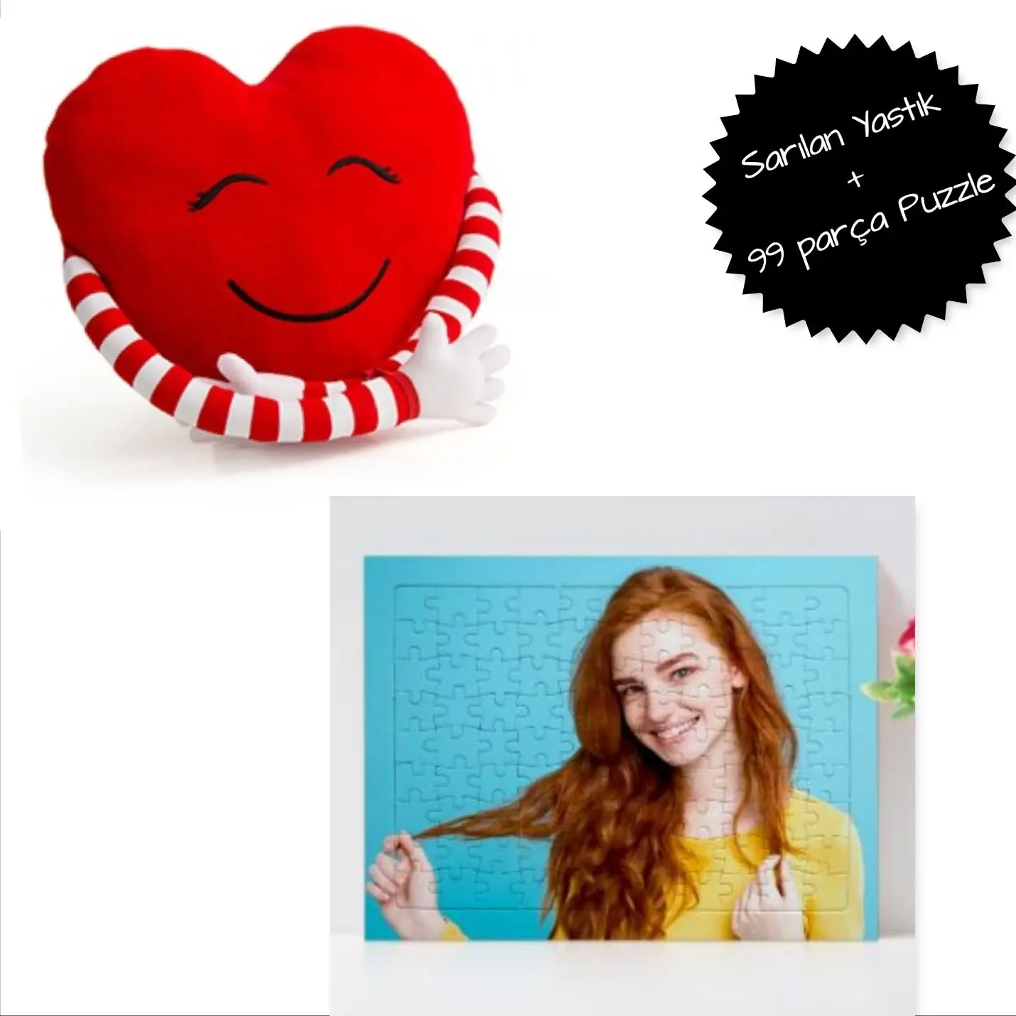 

Wrapped With Pillowcase Personalized 99 Piece Jigsaw Puzzle - S25