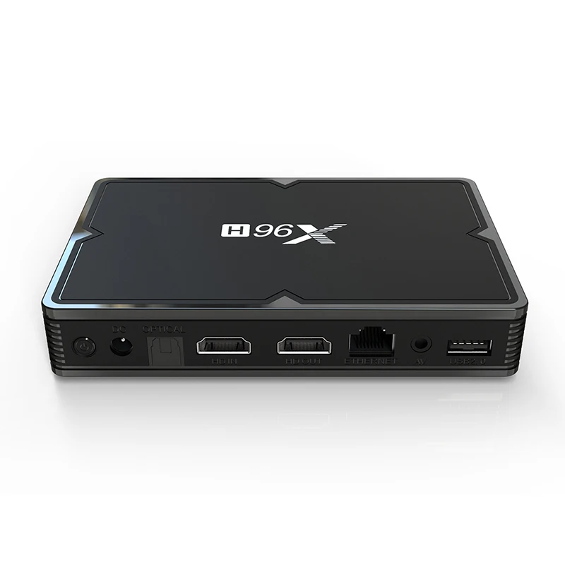 ТВ приставка X96H android 9 0 поддержка IP H.265 4 Гб 6k двойной HDMI Смарт бокс ОС Android
