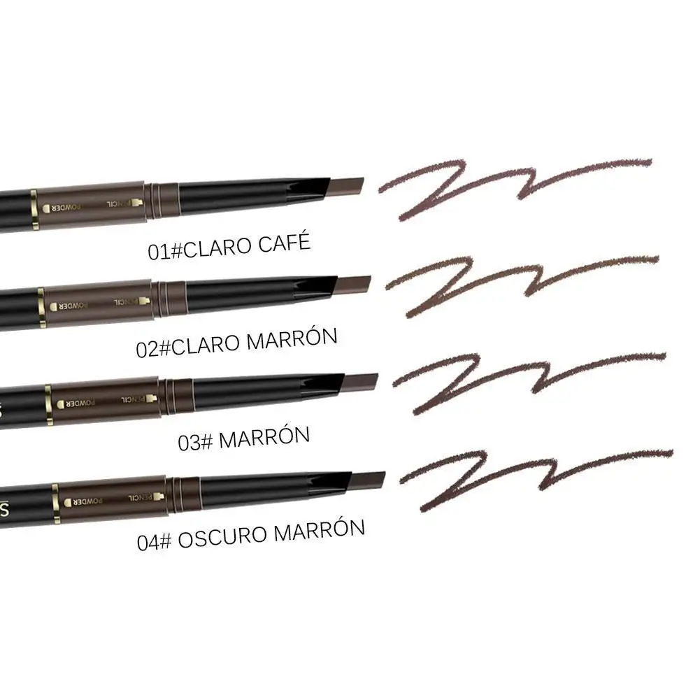 

Eyebrow Pencil Natural Waterproof No Blooming Rotating Eye With Brown Automatic Brush Beauty Brow Cosmetic Pencil Tools I8Z3