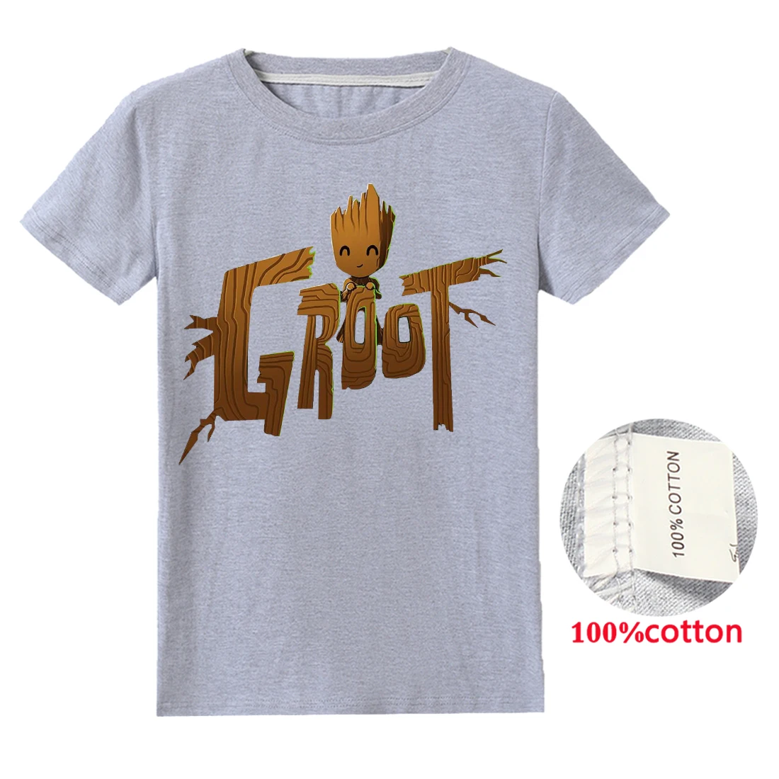 Новинка толстовка с капюшоном Marvel изображением героев мультфильма Грут уличная