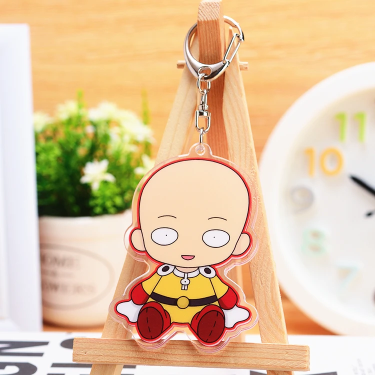 Аниме ONE PUNCH-MAN Saitama Genos Senritsu no Tatsumaki ATOMIC ZAMURA акриловая подвеска брелок кулон сумка