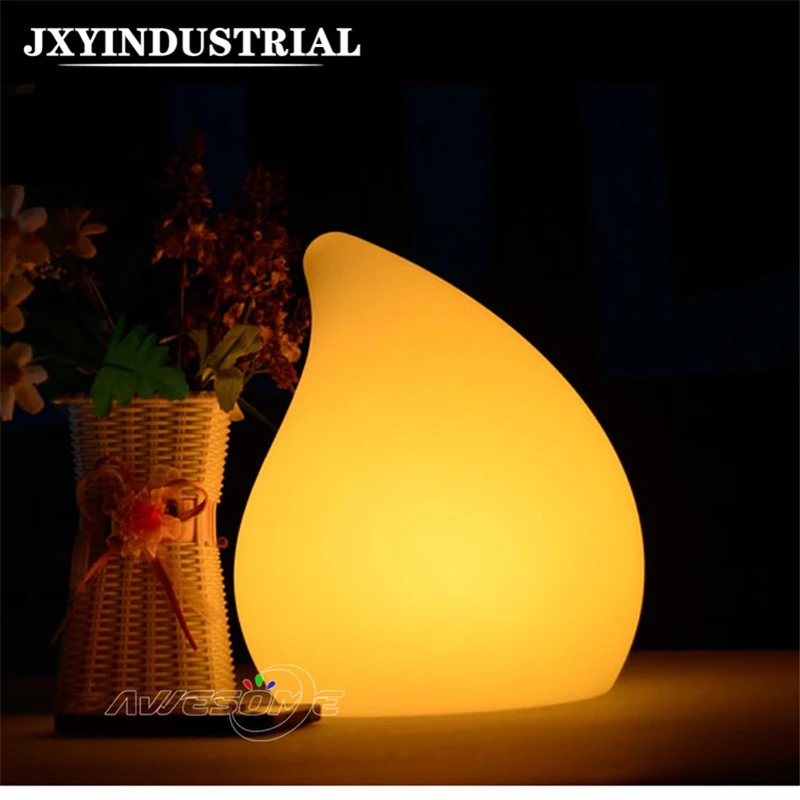 Светодиодная лампа в форме персика, светодиодная Ночная лампа в форме капли, перезаряжаемая литиевая батарея, 16 меняющихся цветов, светодио... от AliExpress RU&CIS NEW