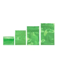 100 pcs green antistatic storage bag zip lock plastic bags for organizer electronic componentssd card ziplock storage pack bag
