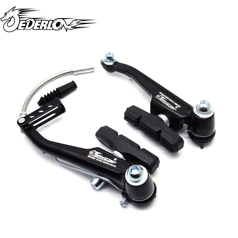 

JEDERLO mountain bike V brake caliper Aluminum alloy clamp brake arm length 117mm bicycle brake bike parts Bicycle Accessories