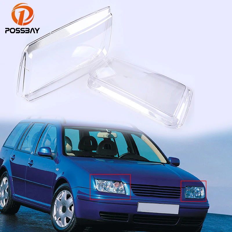 Линзы для фар автомобиля POSSBAY линзы VW Bora/вариант/4 Motion 1999 2005 пластиковая