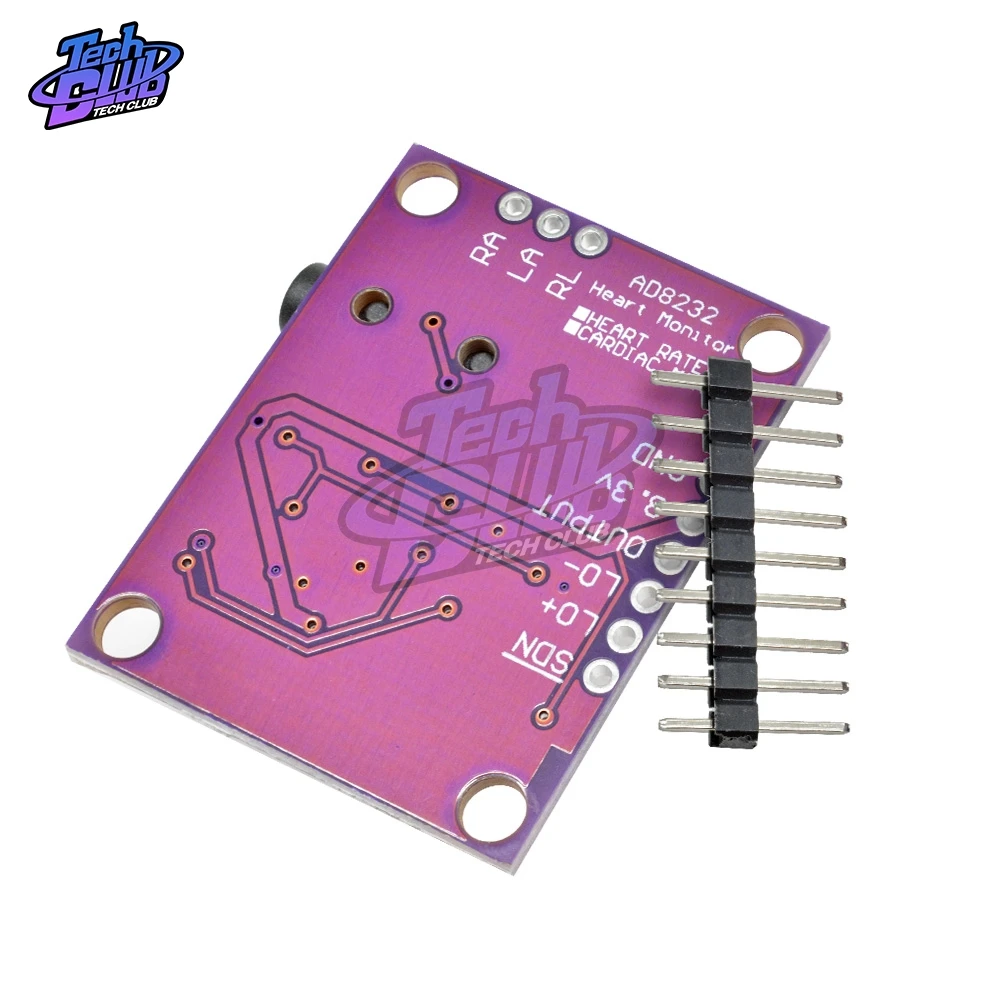 Монитор сердечного ритма AD8232 модуль платы разработки ЭКГ для совместимых с Arduino