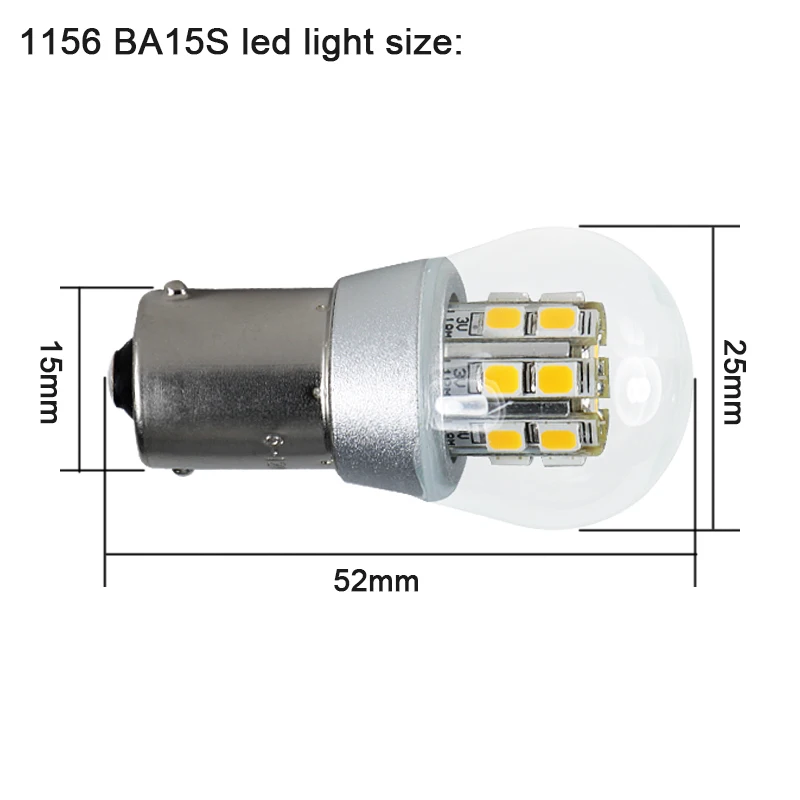 S15 ba15s 1156 p21w bay15d 1157 p21/5w canbus Светодиодные Автомобильные фары от 6 В до 12 в