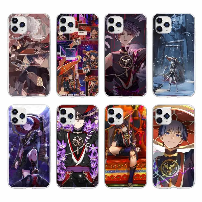 

Genshin Impact Scaramouche Phone Case For Samsung A12 5G A71 4G A70 A52 A51 A40 A31 A21S A20 A50 A30 S Transparent Cover