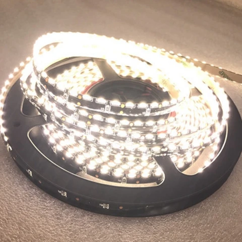 Натуральный белый 5 м/рулон DC 12V 24V SMD335 сбоку излучающих светодиодный полосы светильник 120 светодиодный S/М 8 мм PCB гибкие светодиодные ленты светильник 120 градусов светильник ing с 3 м клейкие ленты - Испускаемый цвет: Натуральный белый