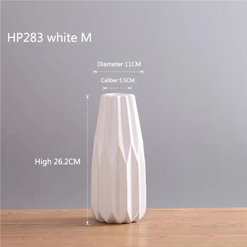 

Simple Nordic Ceramic Vase Decoration Living Room Home Dining Table Office Flower Arrangement Dried Flower Decorative Vase