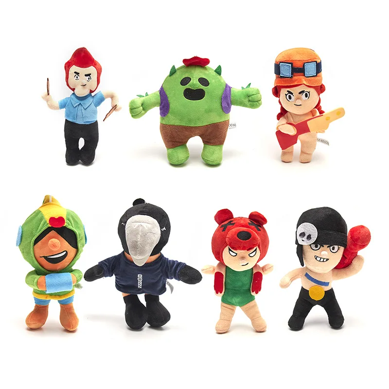 22 см kawaii мобильная игра Shelly Colt Nita Bull Jessie Brock Dynamike Bo El Primo плюшевая игрушка кактус