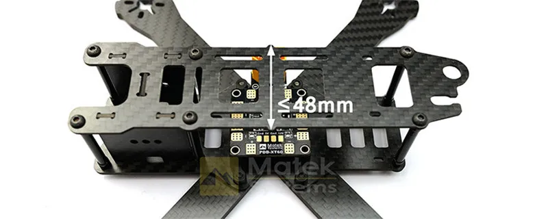 Matek системы PDB распределительная плата питания XT60 W/BEC 5V& 12V 2oz медь для RC Вертолет FPV Quadcopter Muliticopter Дрон