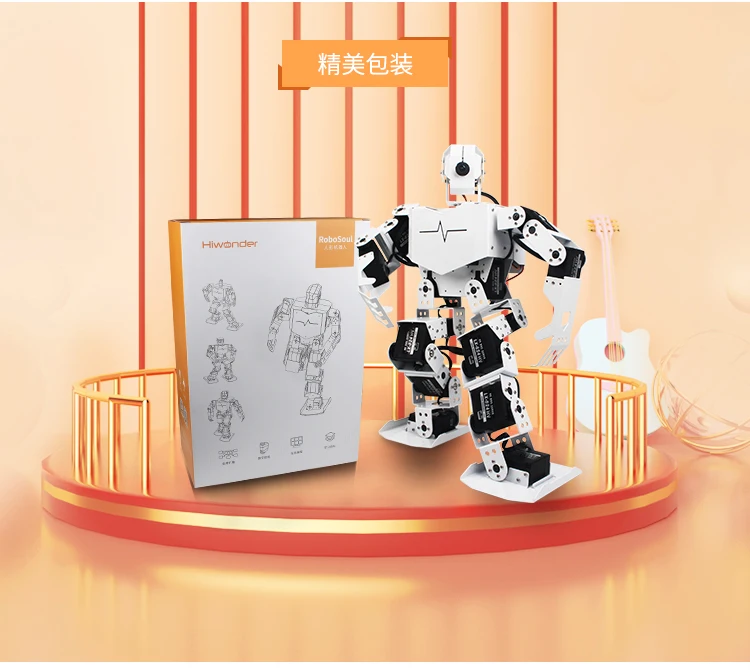 Малиновый Pi 4B / 3B + гуманоидный робот TonyPi WIFI видео/Программируемый OpenCV умное