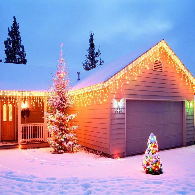 Рождественский светильник Водопад 5 м уличное украшение свисающая на 0 4-0 6