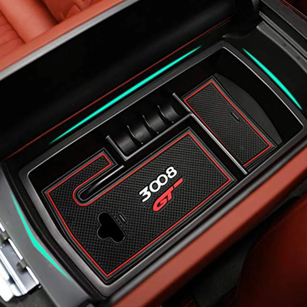 Для Peugeot 3008 3008GT 2016 2017 2018 2019 2020 автомобильный центральный подлокотник
