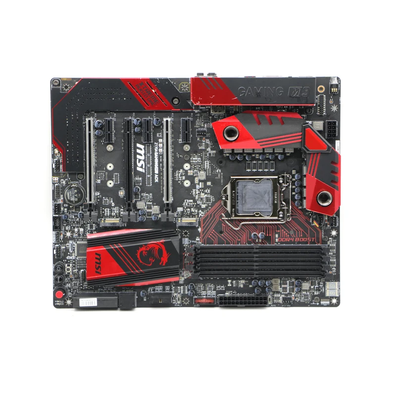 Günstig Z170A GAMING M9 ACK Für MSI Z170 LGA 1151 Motherboard Ddr4 Unterstützung Dual-kanal M.2 Bergbau Verwendet PC Gaming PCIE 3rd Gen X16 Slots
