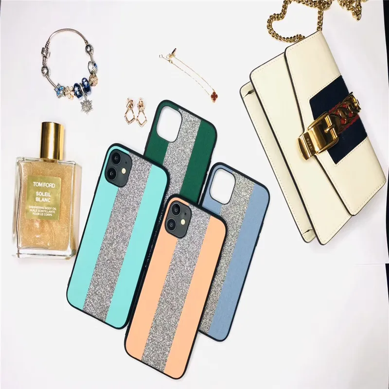 Сияющий роскошный iPhone 11 чехол Блестящий корпус для 7 8 7P 8P X XS XR XSMAX Pro 11Pro Max