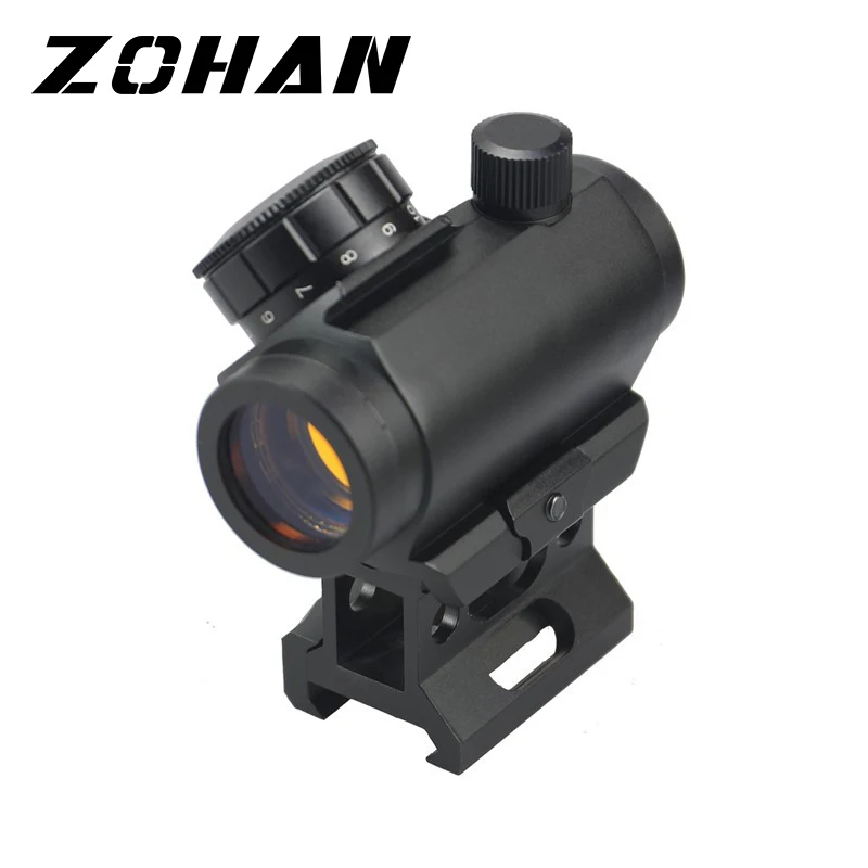 Тактическая оптика 1x28 мм прицел с красной точкой низким высоким рельсовым
