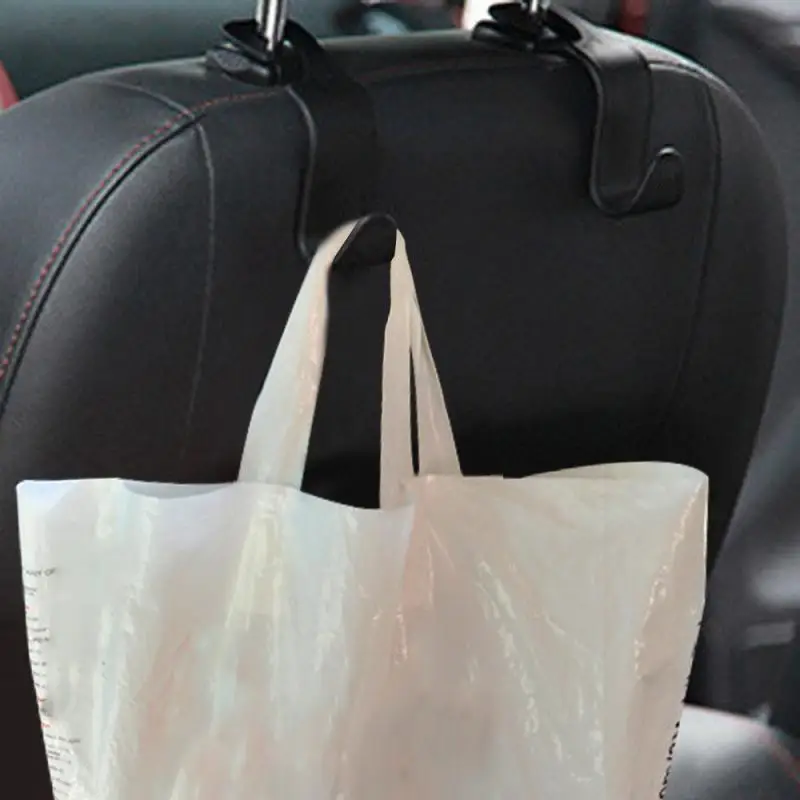 

Multi-functional Auto Seat Headrest Hanger Bag Hook Holder, For Bag Purse Cloth Grocery Storage,Car Interior Accessories