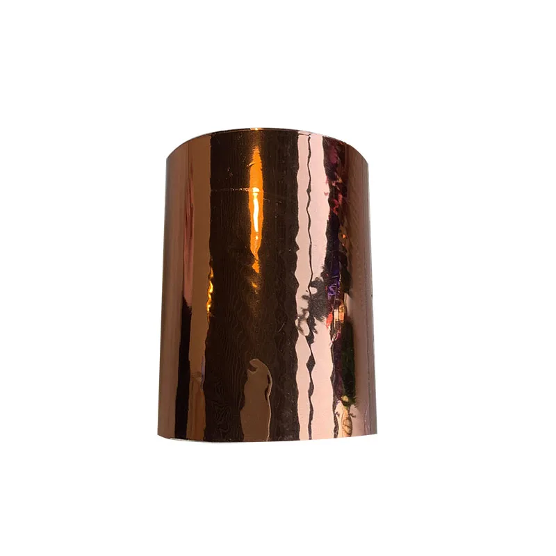 1 рулон 8," x131 ярдов/21 см x 120 м 10 цветов фольга горячего тиснения теплопередача ламинирующая салфетка золочение ПВХ визитная карточка тиснение - Цвет: bronze