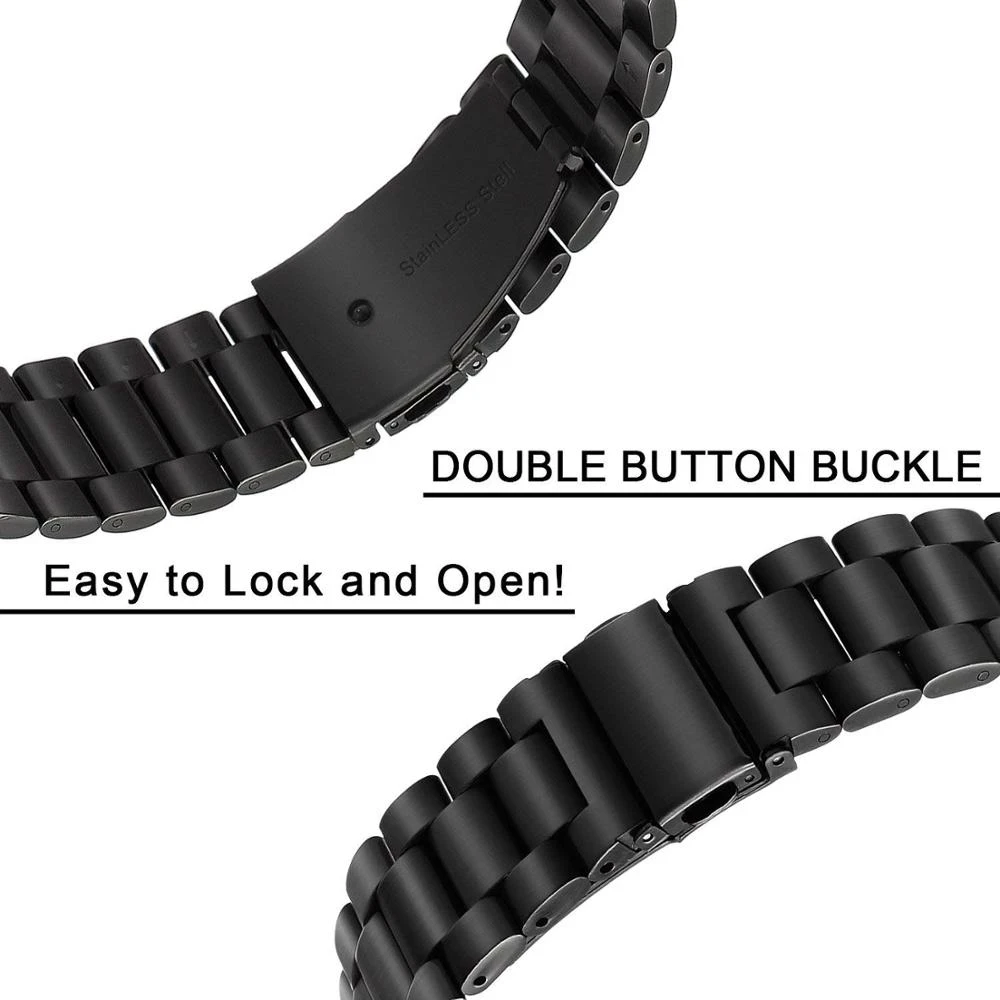 For Fenix 5X strapFor Garmin fenix 5S/5/5X Quick release easy to install 26mm 22mm 20mm stainless steel strap watch accessory