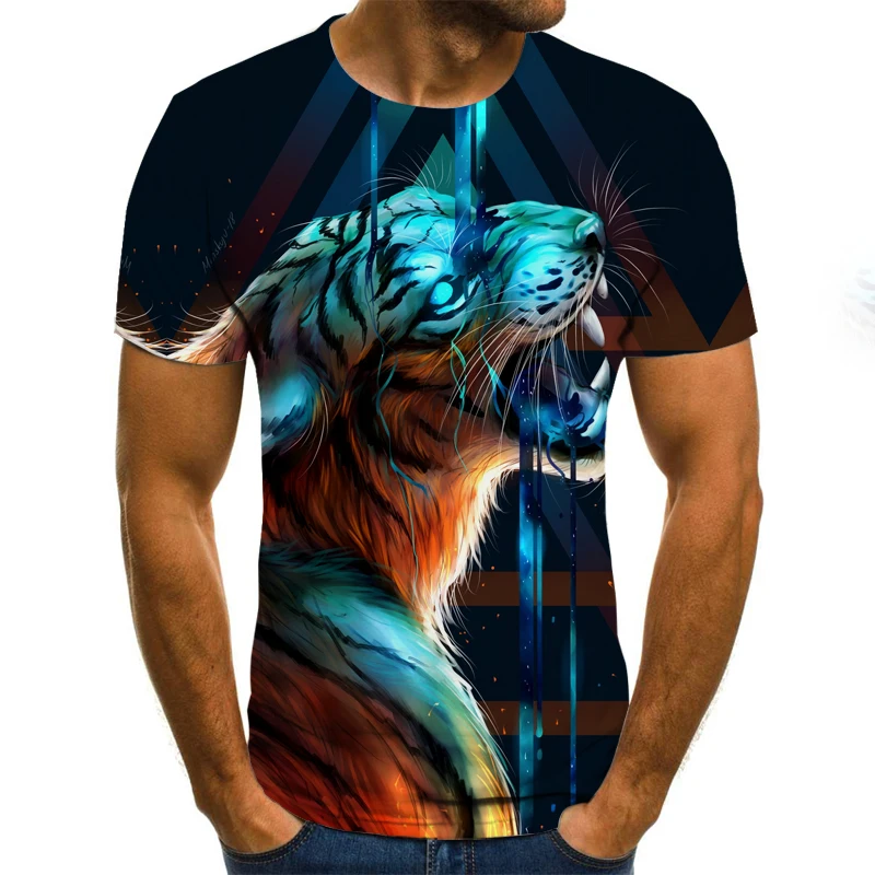 

2021summer Style Men's Women's Fashion Short Sleeve Funny T-shirt 3d Printing Casual T-shirt Fishing 3dt-shirt 110-6xl