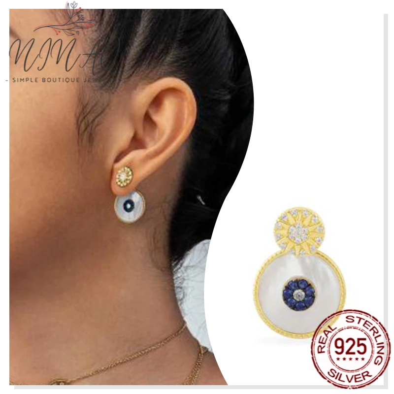 

Серьги-гвоздики из серебра 925 пробы с фианитом