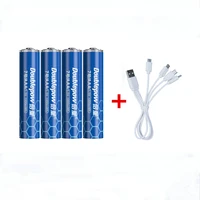 new original 1 5v aaa rechargeable battery 1000mwh usb rechargeable lithium battery fast charging via micro usb cable