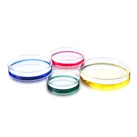 laboratory bacterial yeast borosilicate glass cell culture dish 607590100150180200mm with lids