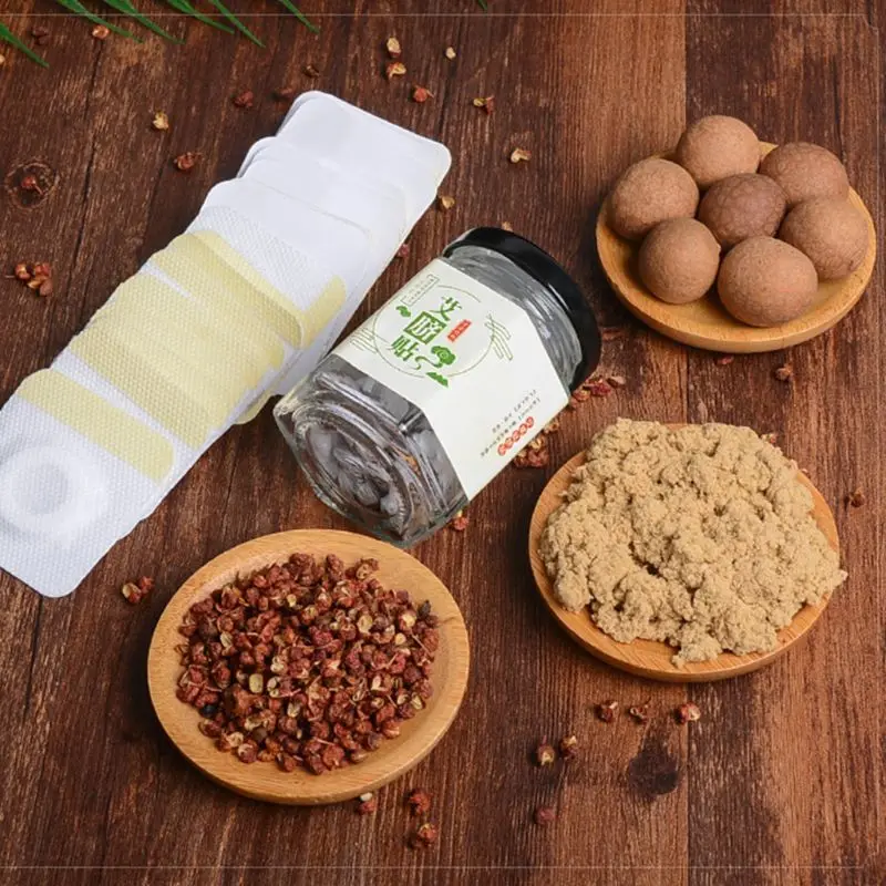 Наклейка для пупка Moxa акупунктурный массаж Подушечка Для прогревания Популярная