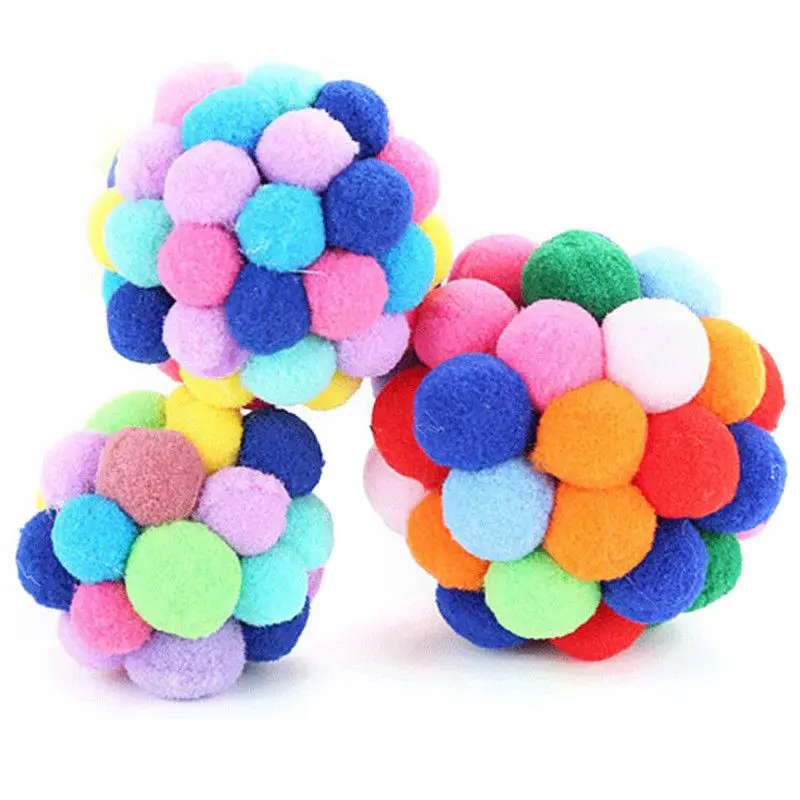 Игрушка для домашних животных котенок щенок плюшевый мяч игрушка собак и кошек