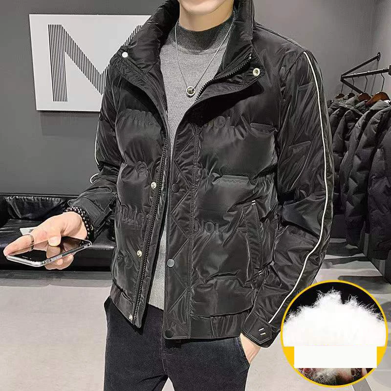 New Men's Down Jacket 2021 Winter Short Men's Coat Korean Version Of The Trend Of Warmth And Thick Men's Clothing