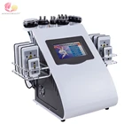 Ультразвуковой кавитационный вакуумный радиочастотный лазер 6 в 1 40K, 8 подставок, Lipo-лазер, аппарат для похудения для домашнего использования