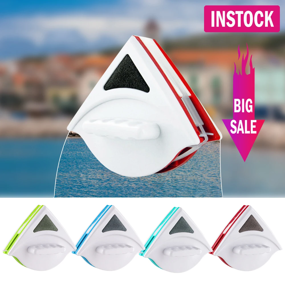 Baffect Double Side Glass Cleaning Brush Magnetic Window Cleaner Magnets Household Wiper Tools for Washing | Дом и сад