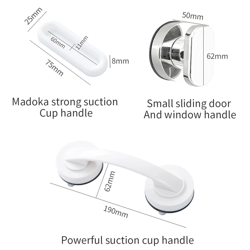 Скользящая дверь для стекла прочная бесшовная клейкая вспомогательная ручка