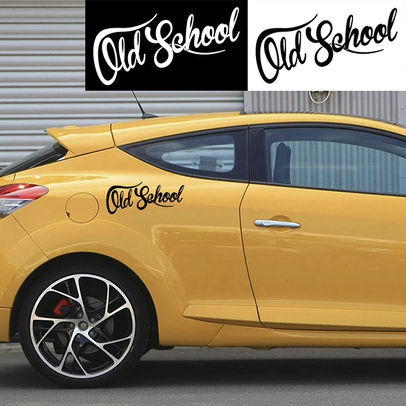 Классическая Виниловая наклейка для старых школ 19x7 см|Наклейки на автомобиль| |