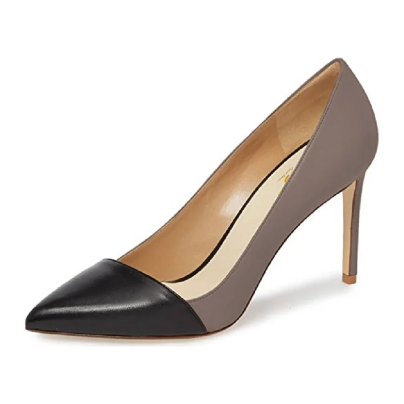 Женские туфли лодочки с острым носком на тонком высоком каблуке размеры 4 15|nude